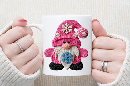 Winter Christmas Gnome Clipart PNG Bundle