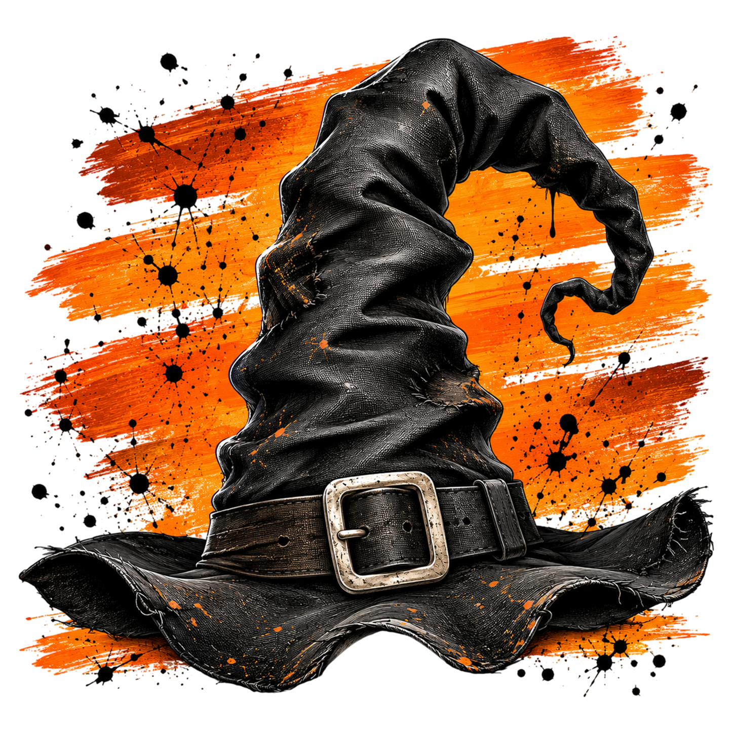 Witch Hat PNG Halloween Vintage Witch Hat Sublimation