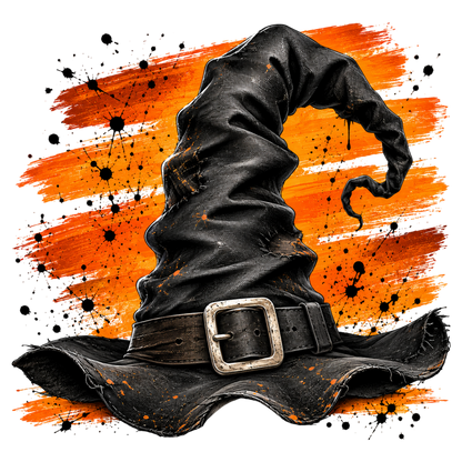 Witch Hat PNG Halloween Vintage Witch Hat Sublimation