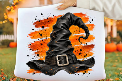 Witch Hat PNG Halloween Vintage Witch Hat Sublimation