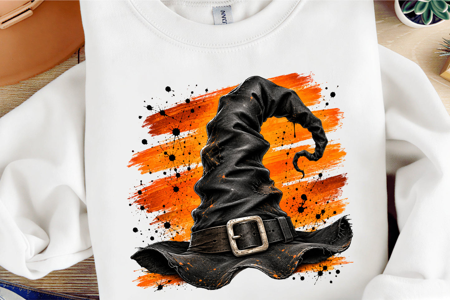 Witch Hat PNG Halloween Vintage Witch Hat Sublimation