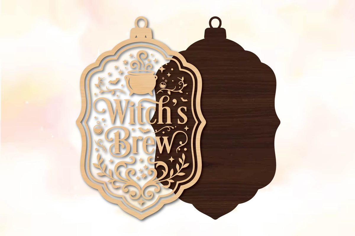 Witch’s Brew Halloween Laser Cut SVG
