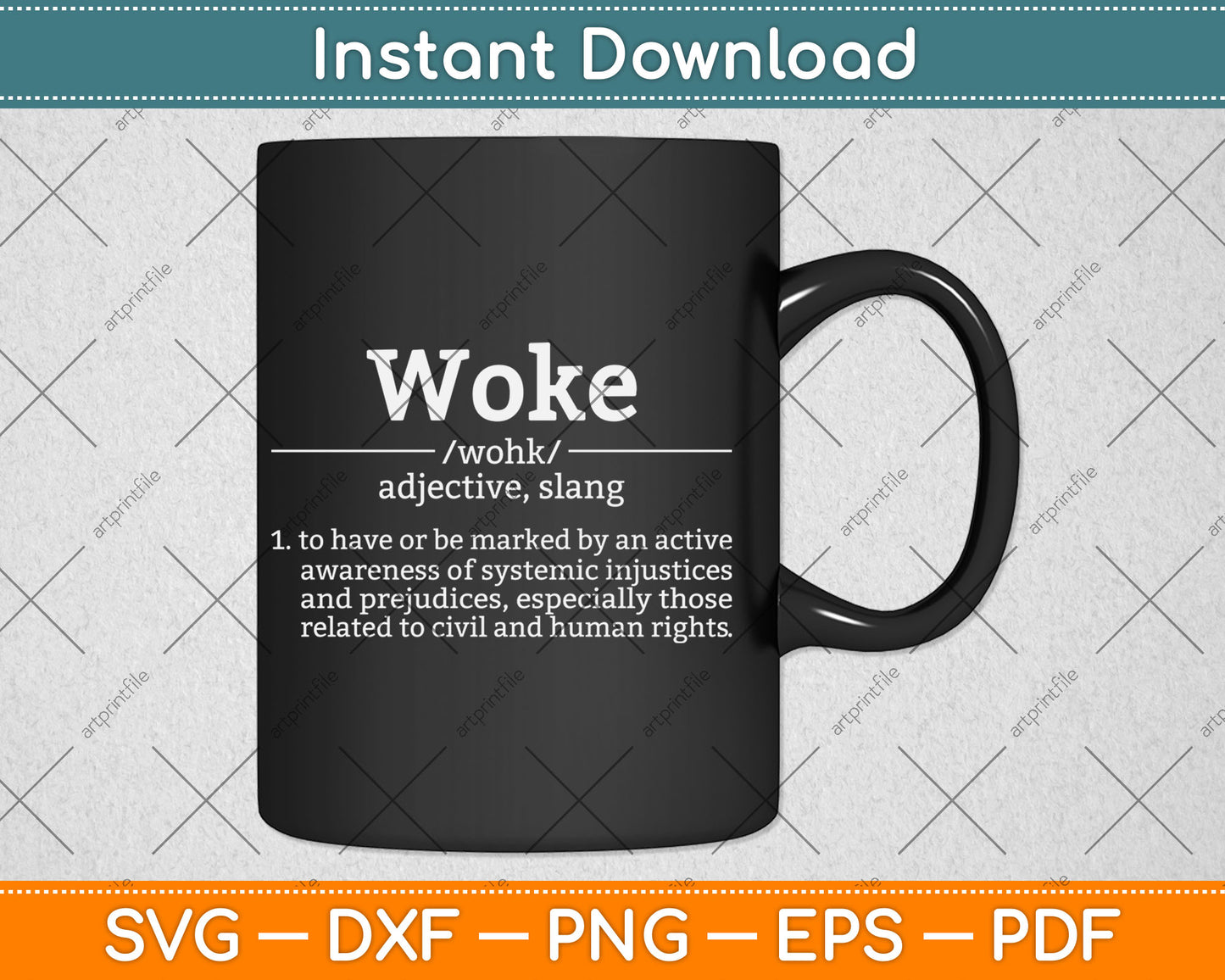 Woke Definition Politically Informed Woke Meaning Dictionary Svg Digital Cutting File