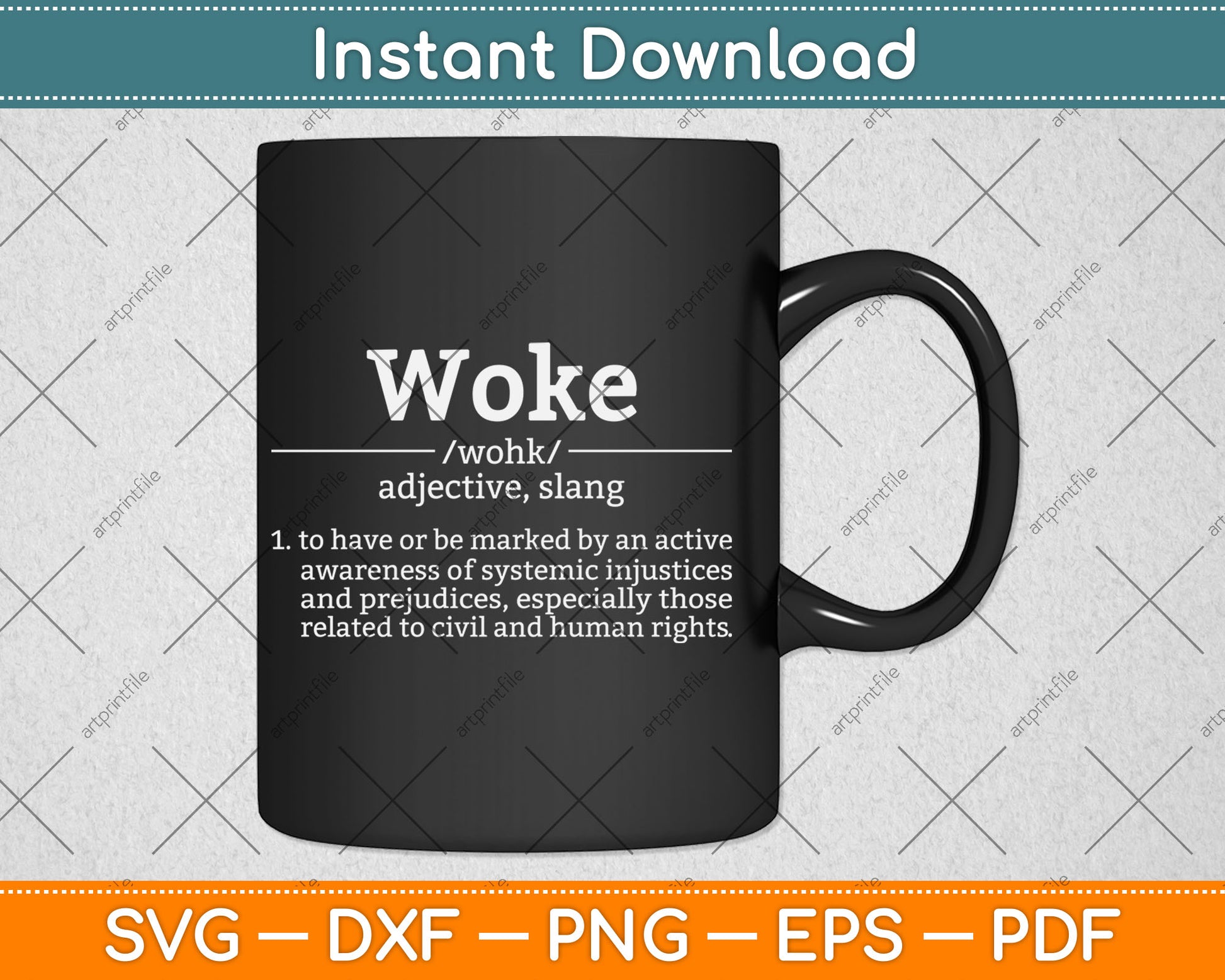 Woke Definition Politically Informed Woke Meaning Dictionary Svg Digital Cutting File