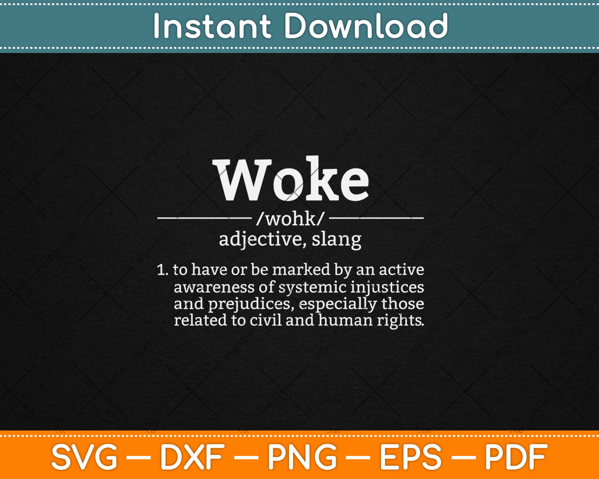 Woke Definition Politically Informed Woke Meaning Dictionary Svg Digital Cutting File