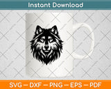 Wolf Head Svg Design Digital Cutting File