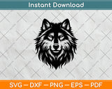 Wolf Head Svg Design Digital Cutting File