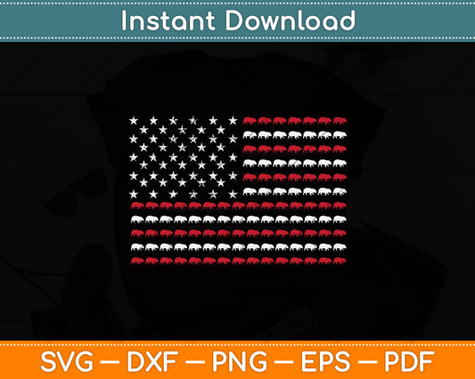 Wombat American Flag Svg Png Dxf Digital Cutting File
