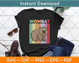 Wombat Vintage Retro Svg Png Dxf Digital Cutting File