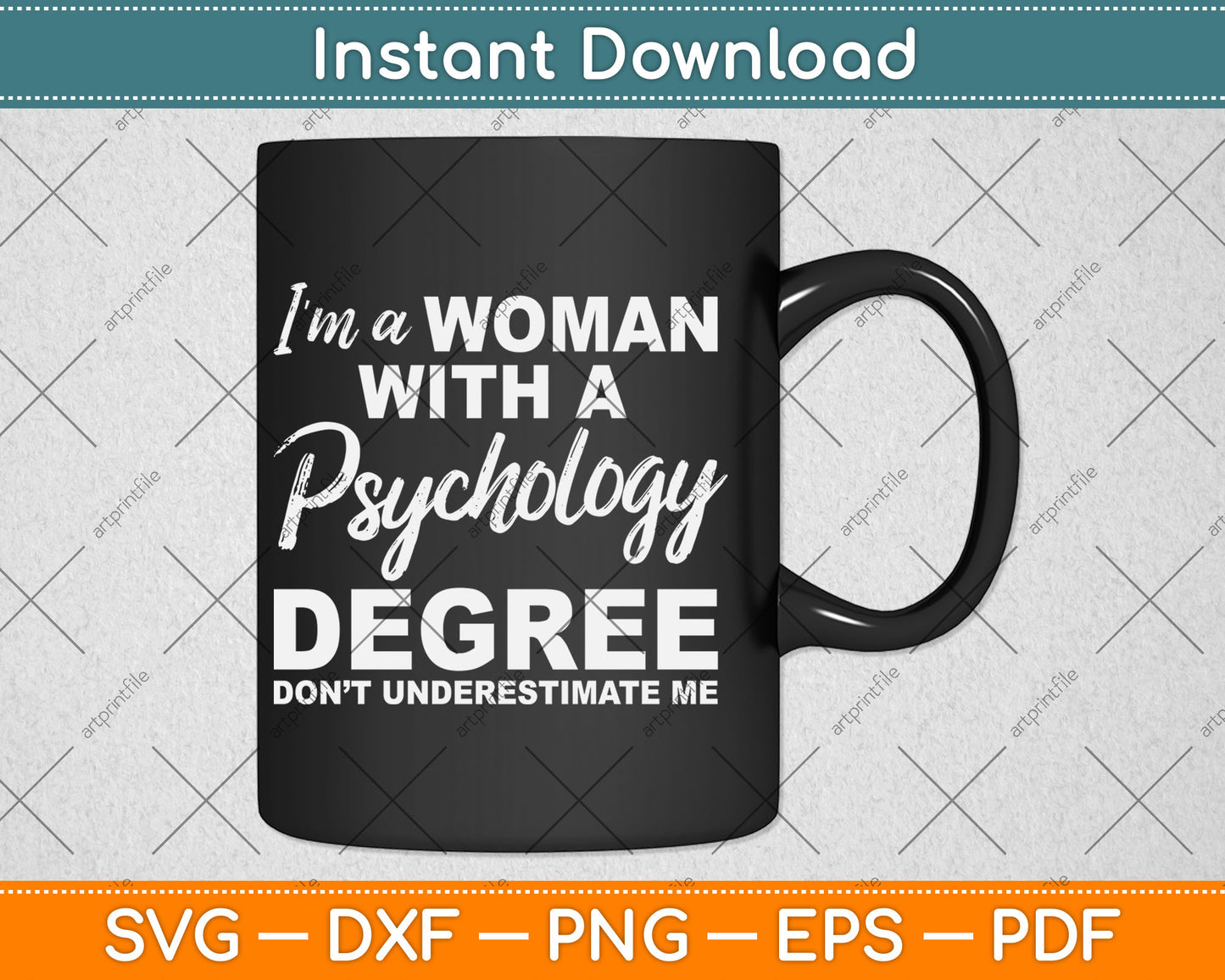 Women's Funny Psychology Degree Graduation Psychologist Svg Digital Cutting File