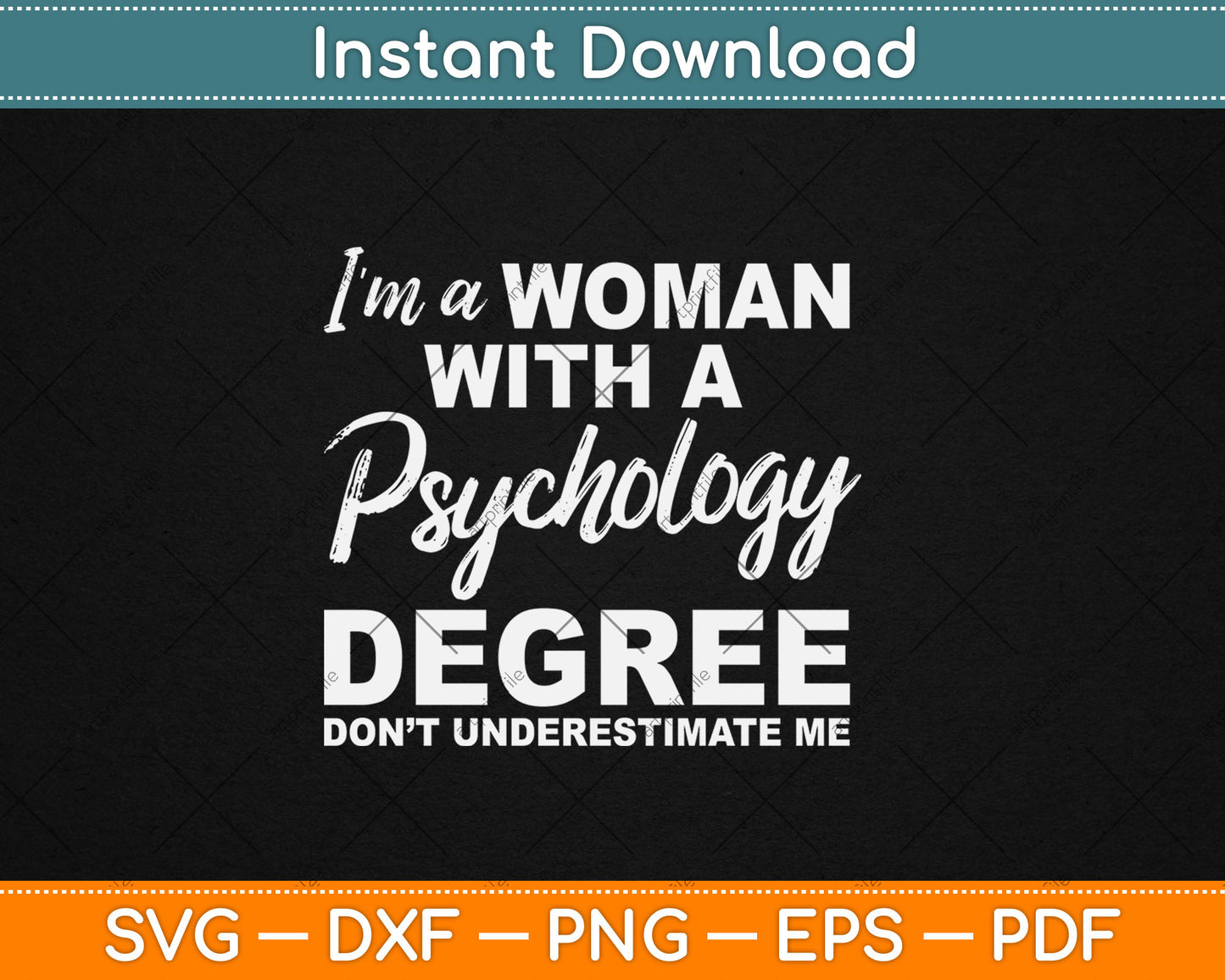 Women's Funny Psychology Degree Graduation Psychologist Svg Digital Cutting File