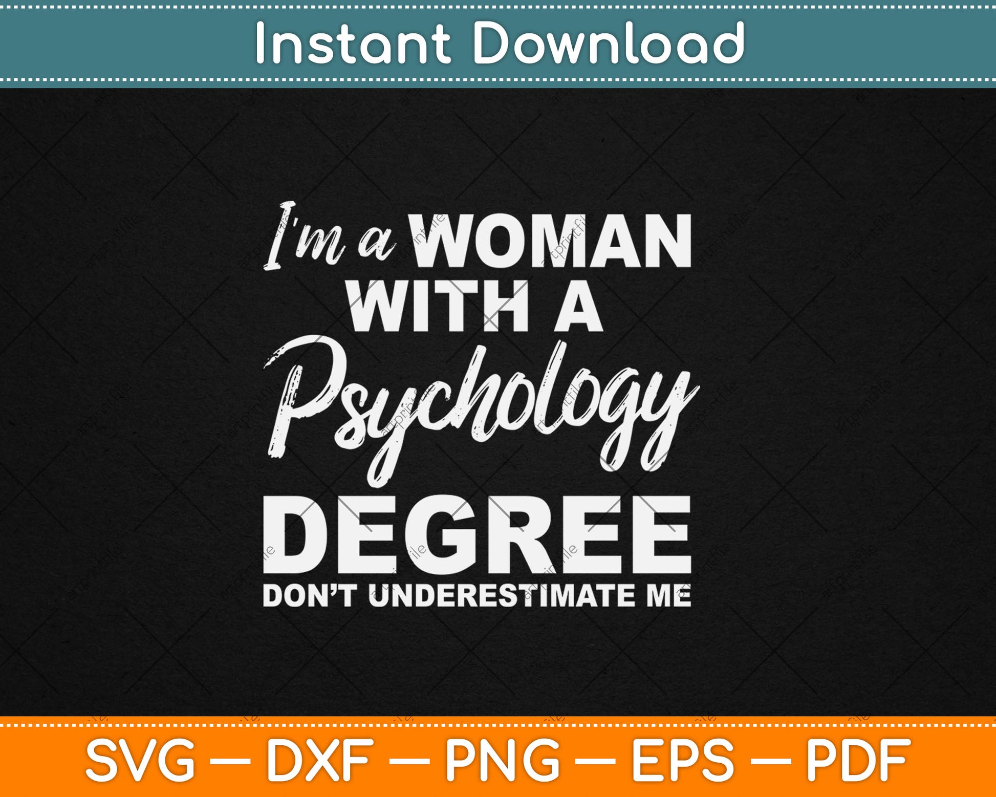 Women's Funny Psychology Degree Graduation Psychologist Svg Digital Cutting File