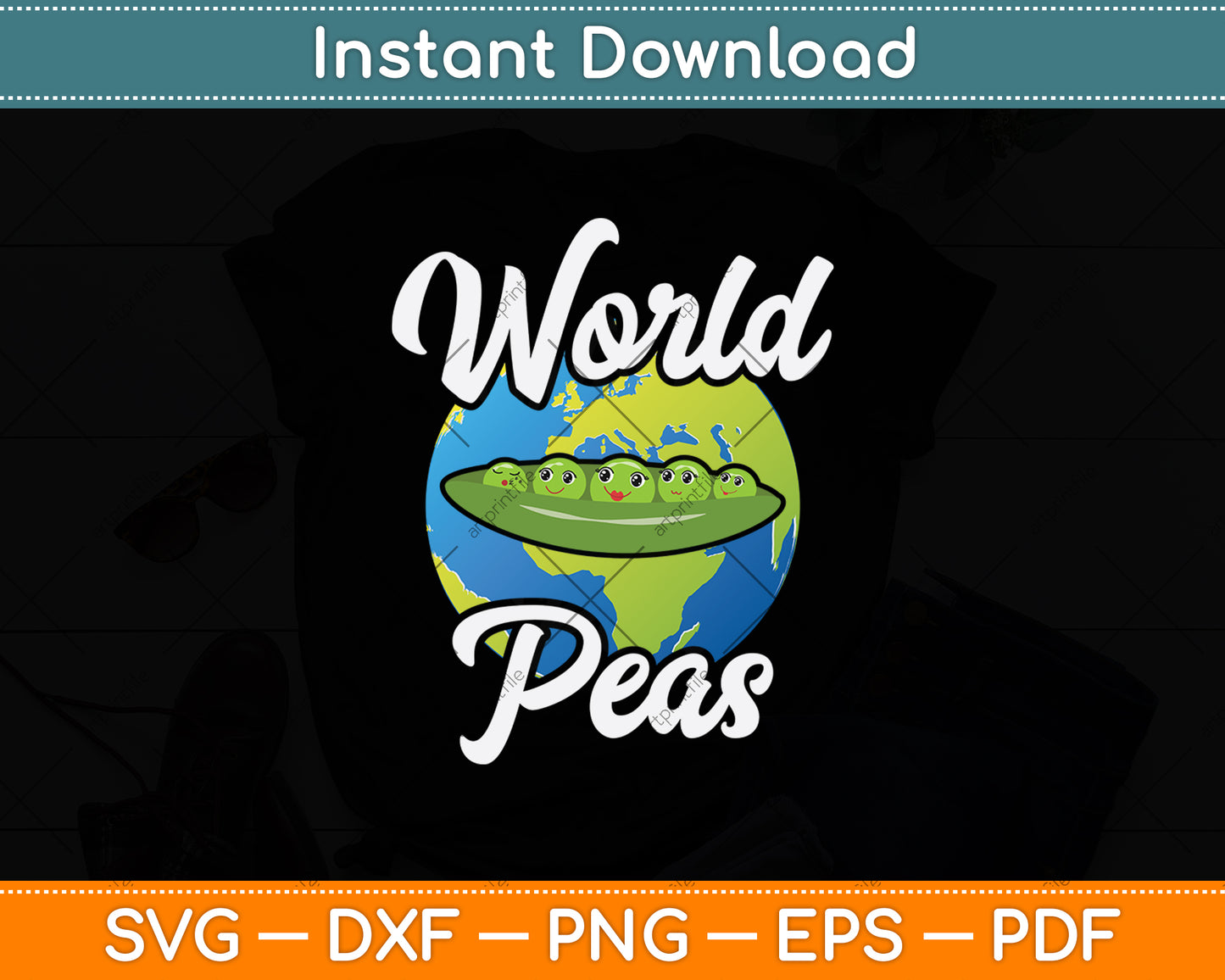 World Peace International Day Svg Png Dxf Digital Cutting File