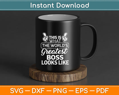 Boss appreciation SVG digital download for leadership and workplace gifts