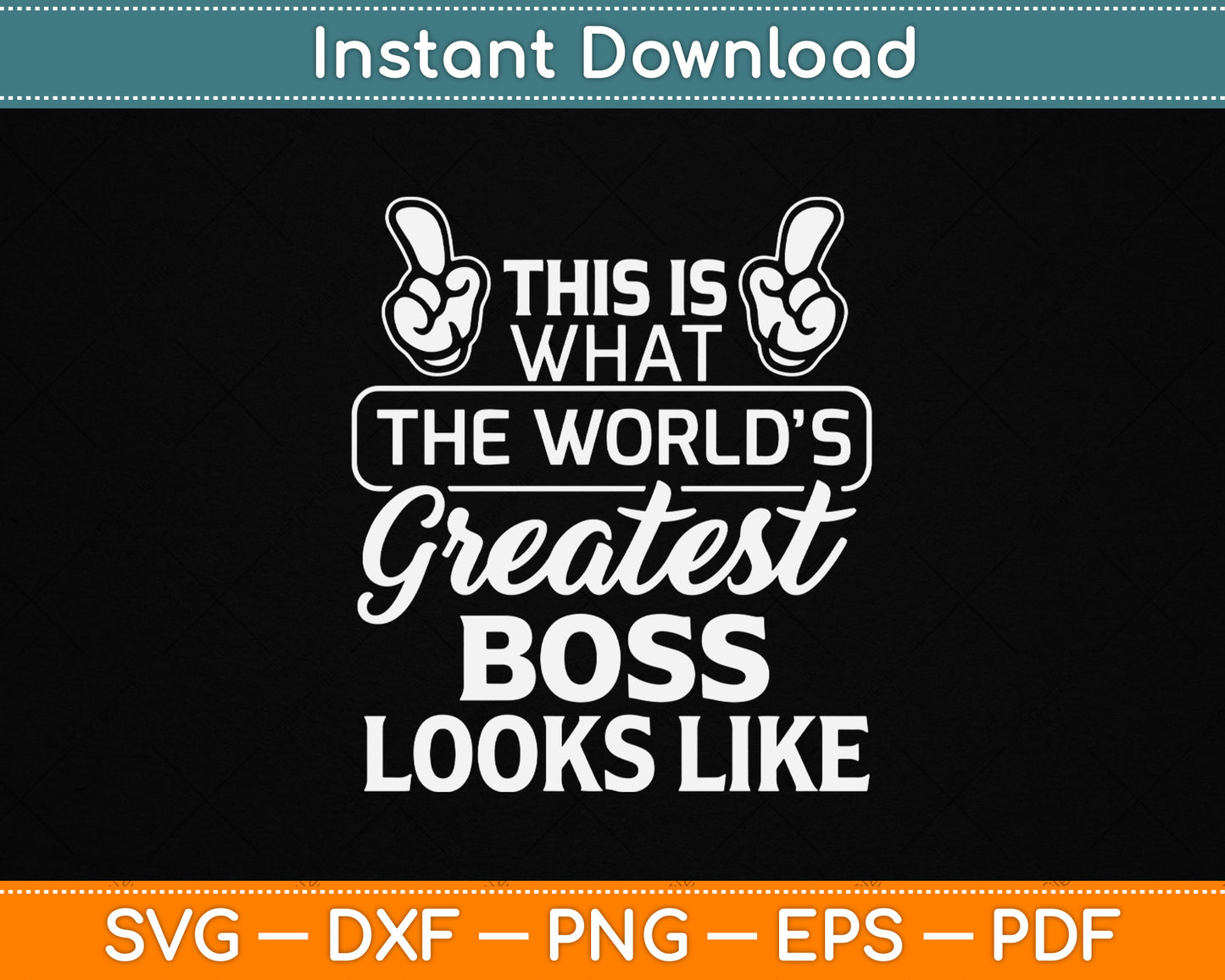 World's Greatest Boss SVG design for employee appreciation and office gifts