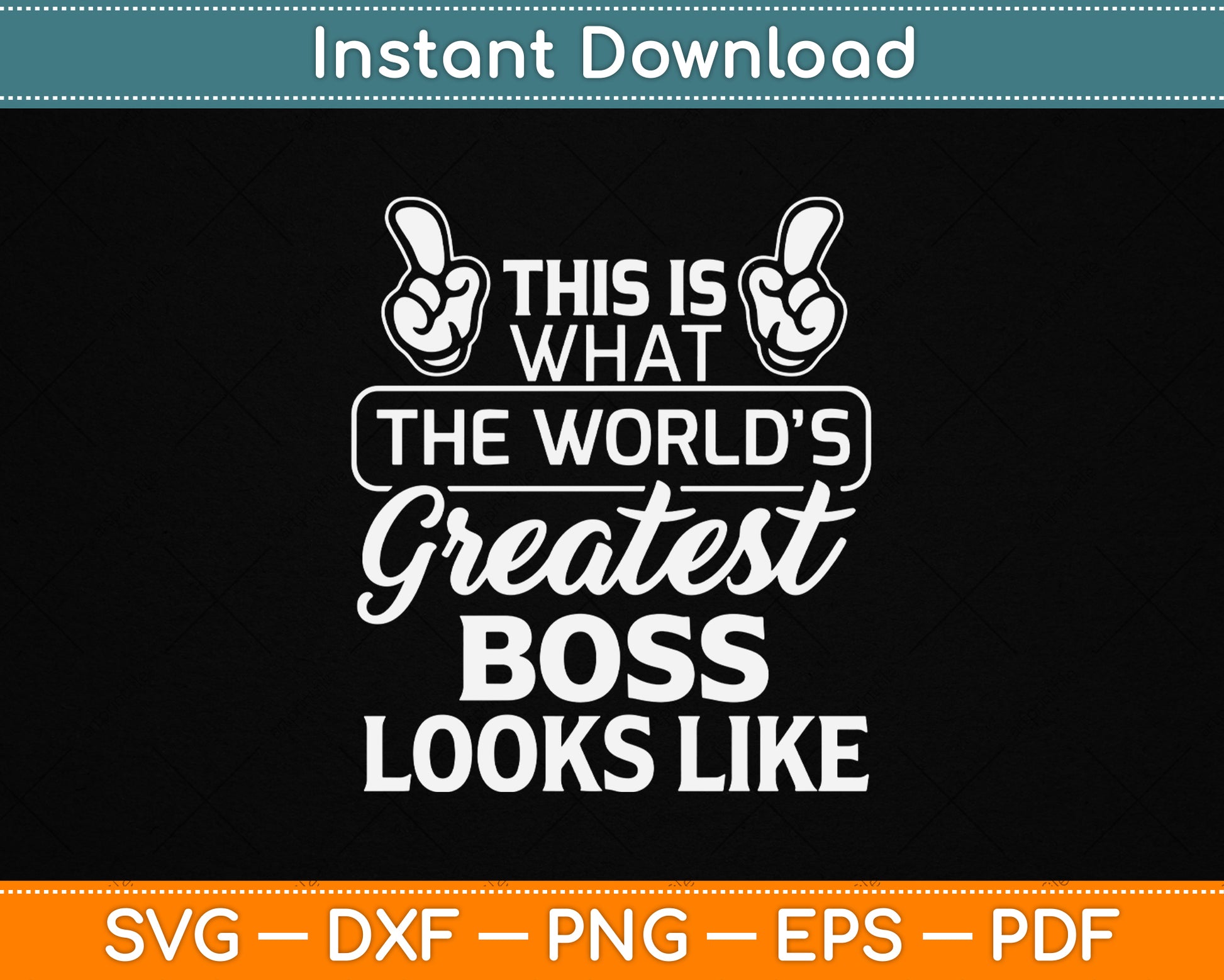 World's Greatest Boss SVG design for employee appreciation and office gifts
