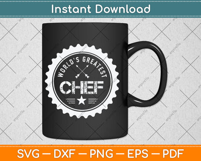 World's Greatest Chef Svg Digital Cutting File