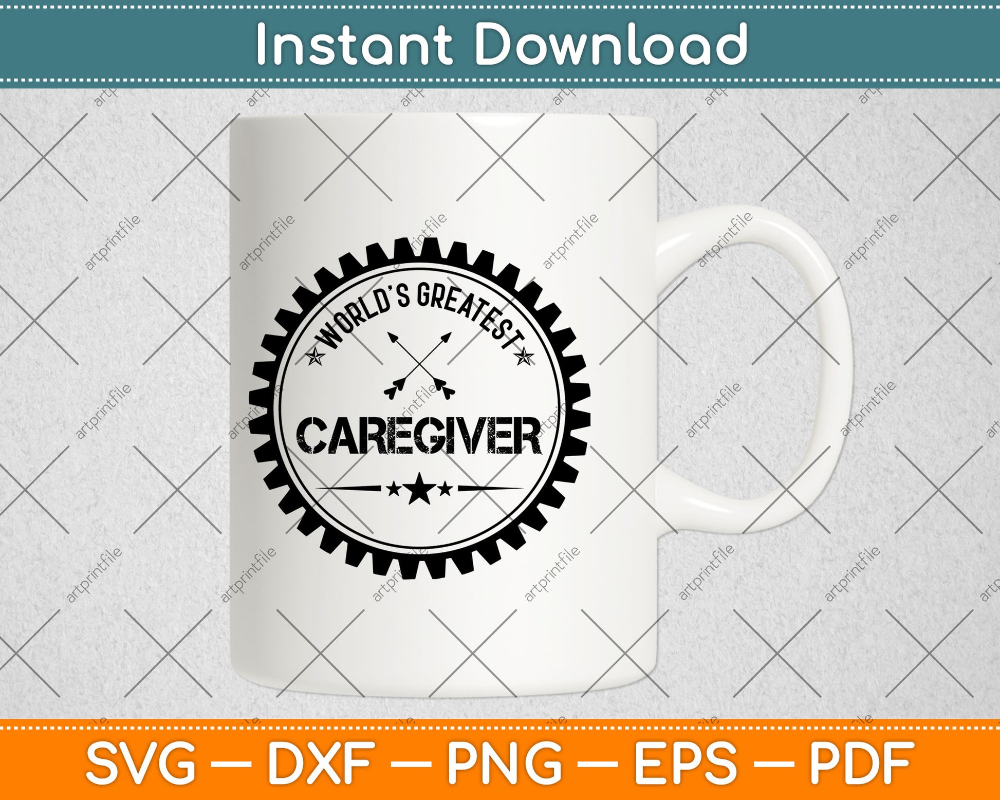 World’s Greatest Caregiver Svg Digital Cutting File