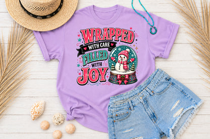 Wrapped With Care Filled With Joy Christmas PNG
