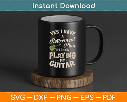 Funny guitarist quote SVG design for custom t-shirts mugs and DIY music themed craft projects