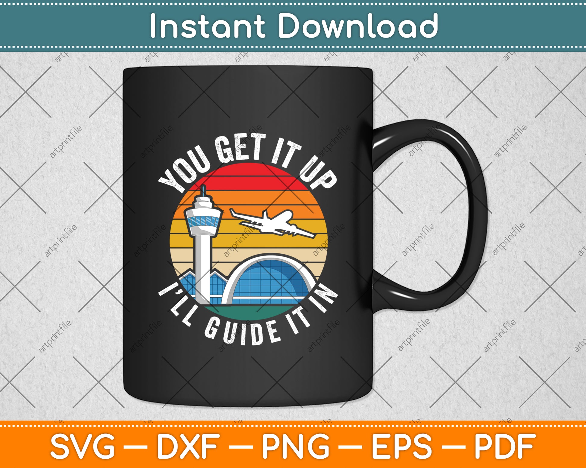 You Get It Up I'll Guide It In Vintage Retro Svg Digital Cutting File