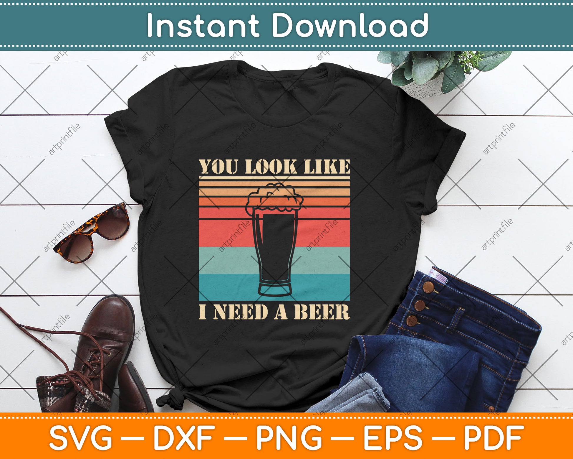You Look Like I Need A Beer Funny Drinking Svg Digital Cutting File