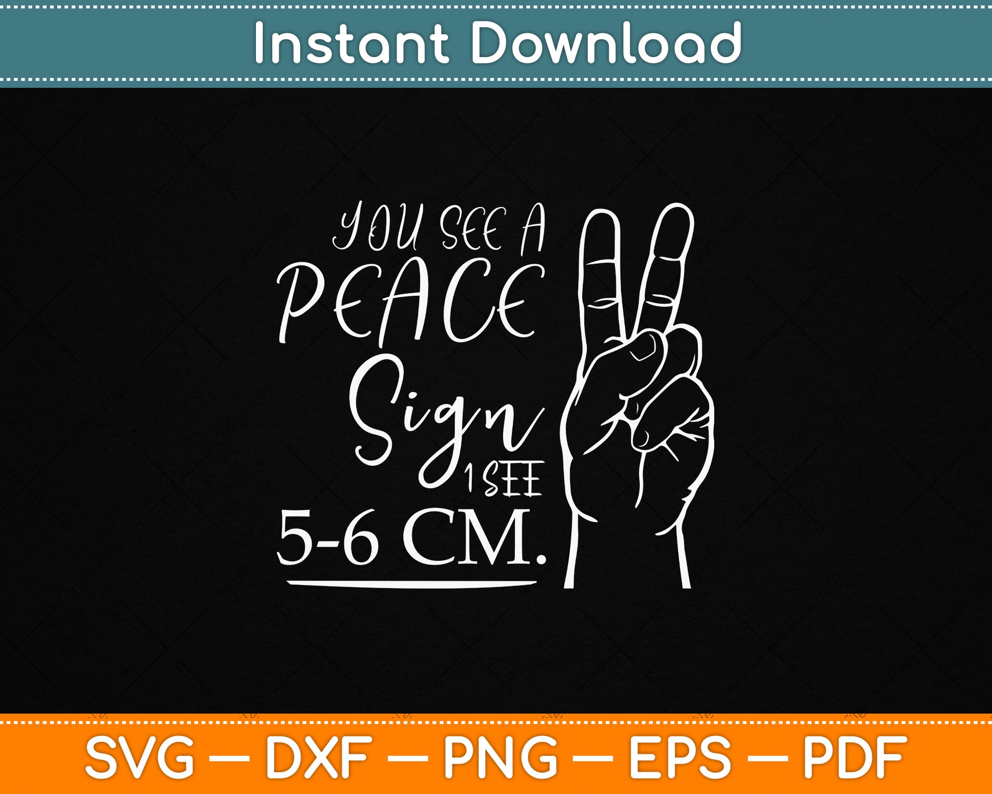 You See A Peace Sign I See A Great Midwife SVG Digital Download For Birth Worker Gifts