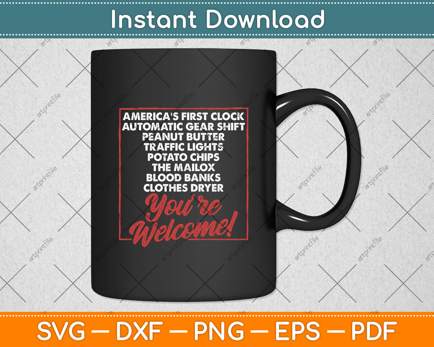 You’re Welcome Black History Month Pride African Inventors Svg Digital Cutting File