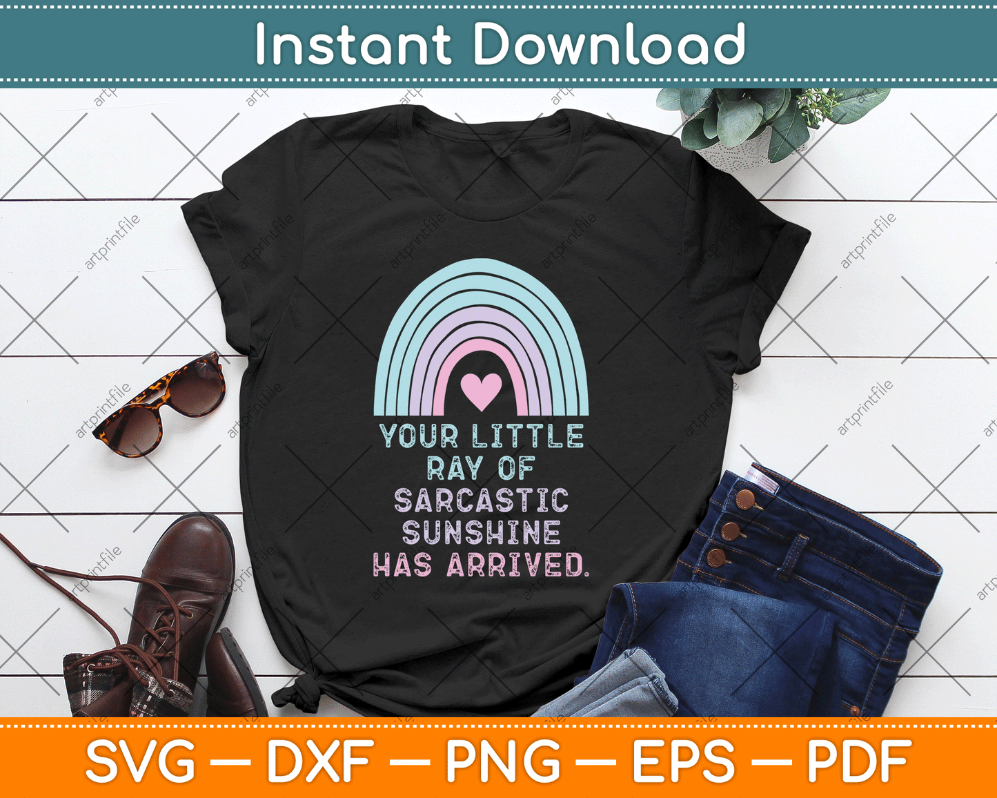 Your Little Ray of Sarcastic Sunshine Has Arrived SVG Digital Cutting File
