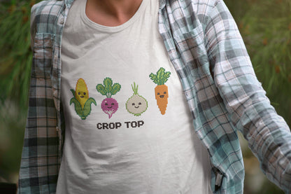 Cute Garden Veggie Embroidery Design, Adorable Vegetable Machine Embroidery Pattern, Cute Garden Vegetables Embroidery Design