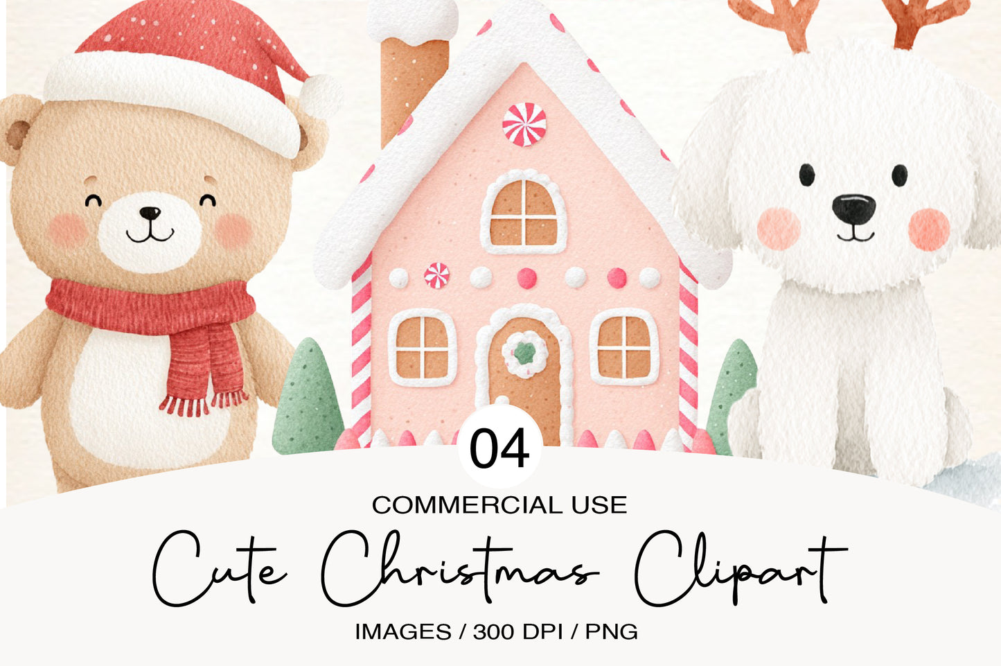 Cute Christmas Clipart PNG