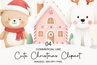 Cute Christmas Clipart PNG