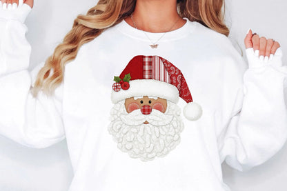 Cozy Santa Face Christmas Sublimation PNG