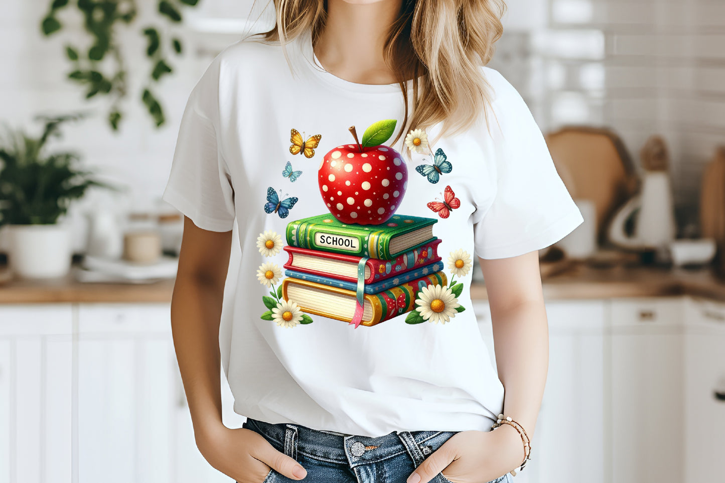 Back to School Apple Books PNG