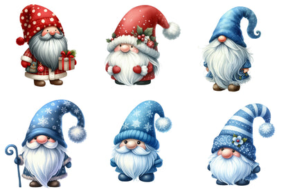 Christmas Watercolor Clipart PNG Bundle | Cute Festive Christmas Watercolor Clipart | Holiday Sublimation PNG