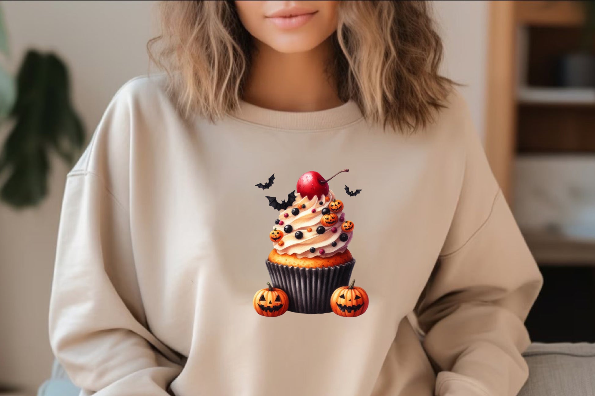 27 Halloween Cupcake PNG Cute Spooky Cupcake Clipart Bundle