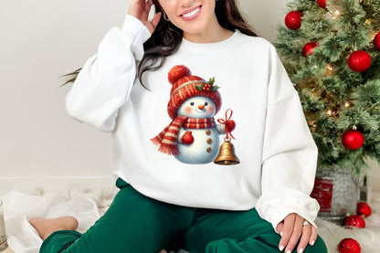 Christmas Snowman PNG Bundle | Watercolor Snowman, Cute Winter Snowman & Holiday Snowman Clipart