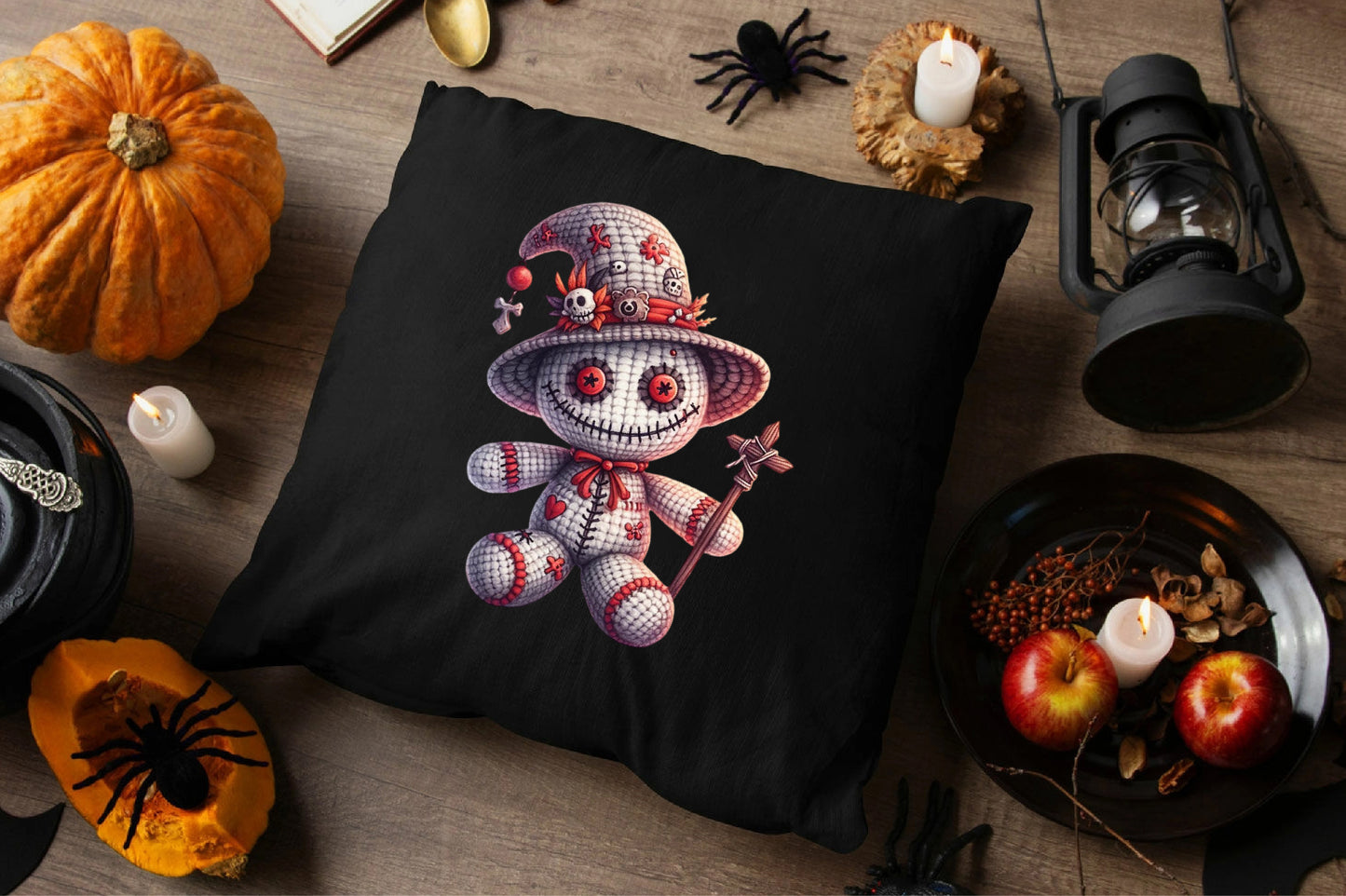 26 Halloween Voodoo Doll PNG Crochet Pattern Spooky Doll Clipart