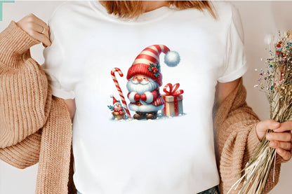 35 Cold Christmas Gnome PNG Winter Gnome Clipart Candy Cane Santa