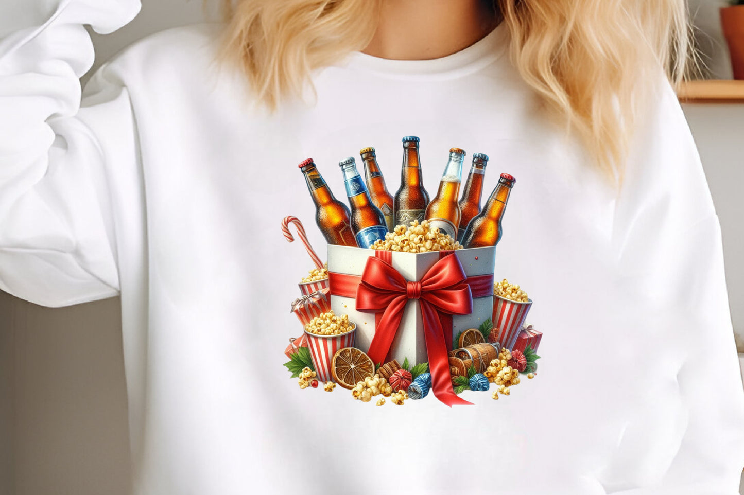 Christmas Beer PNG Clipart Bundle | Watercolor Holiday Beer Mugs, Snowman Beer, Beer Bottles & Festive Christmas Brew Designs
