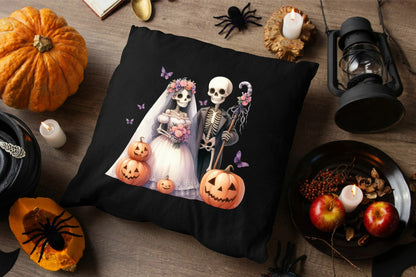 20 Halloween Couple Skeleton PNG Gothic Spooky Romance Pumpkin Clipart