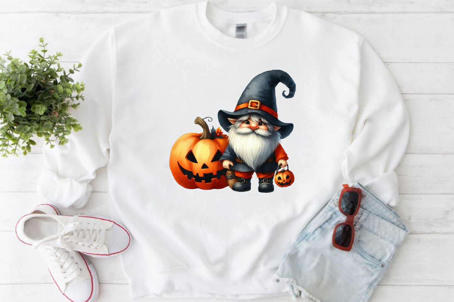 31 Halloween Scary Gnome PNG Bundle Cute Witch Gnome Pumpkin Sublimation Clipart