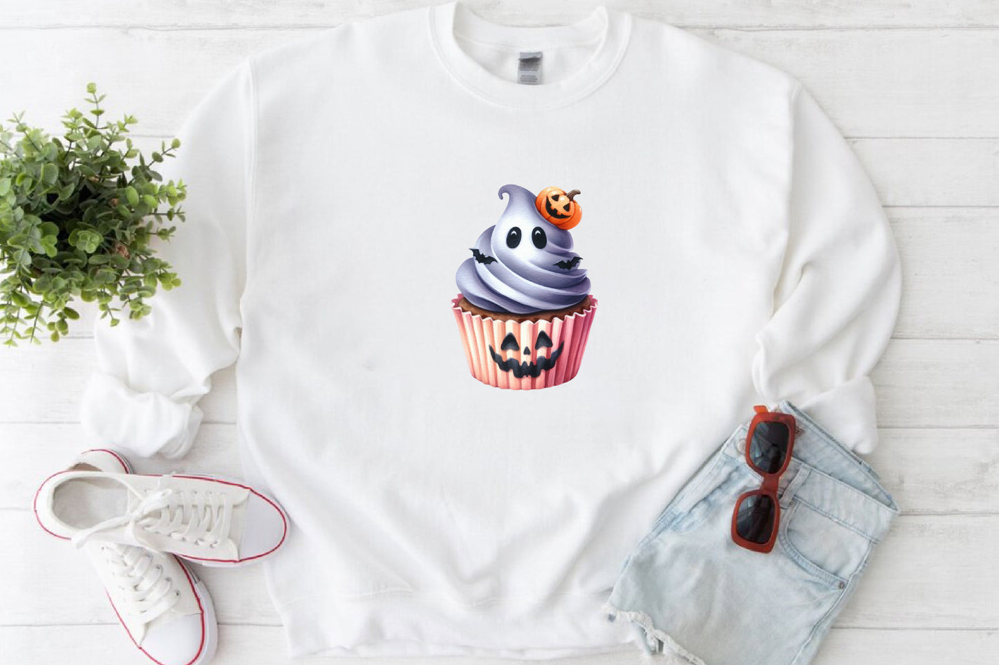 27 Halloween Cupcake PNG Cute Spooky Cupcake Clipart Bundle