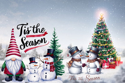 12 Watercolor Christmas Sublimation PNG Holiday Clipart Bundle