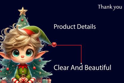 19 Watercolor Christmas Elf PNG Clipart Bundle Whimsical Holiday