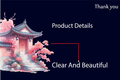 12 Watercolor Pink Autumn Doors PNG Bundle Korean House Fall Clipart