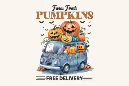 9 Vintage Halloween Farm Animals PNG Spooky Pumpkin Animal Clipart