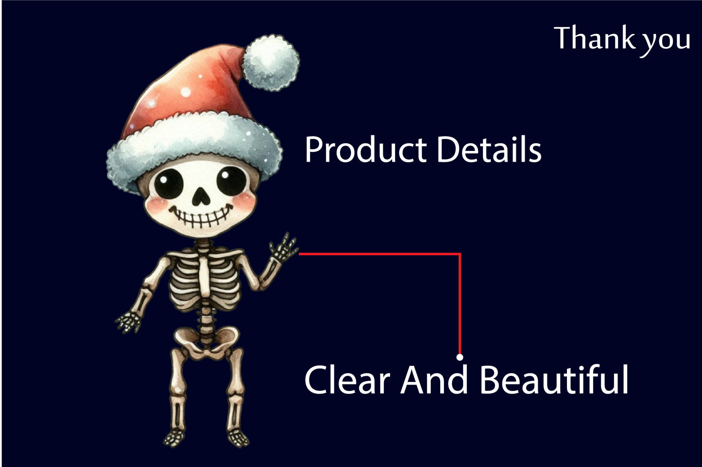 22 Watercolor Christmas Skeleton PNG Funny Holiday Skeleton Clipart Bundle