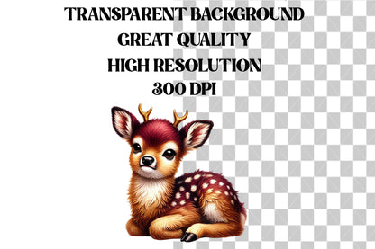 Burgundy and Gold Christmas Clipart PNG Bundle | Santa, Ornaments, Gifts, Deer & Elegant Holiday Designs