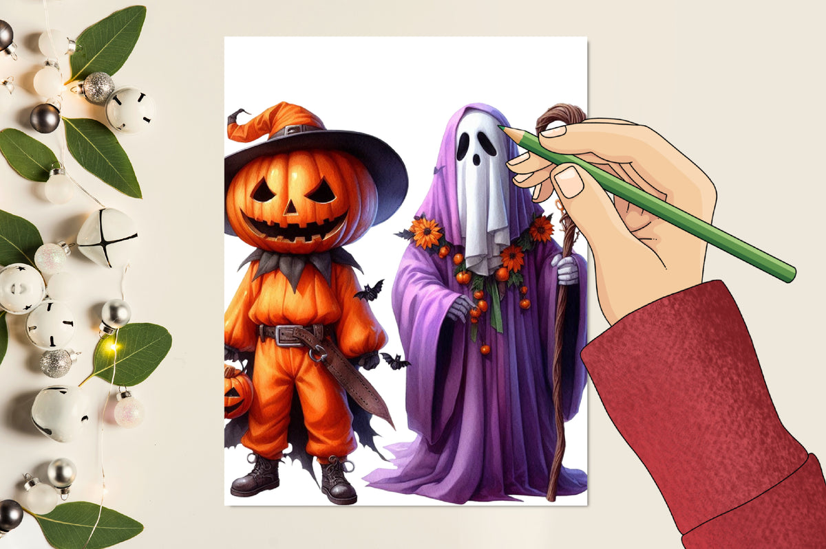 Halloween Happy Collection PNG Bundle Cute Spooky Halloween Clipart